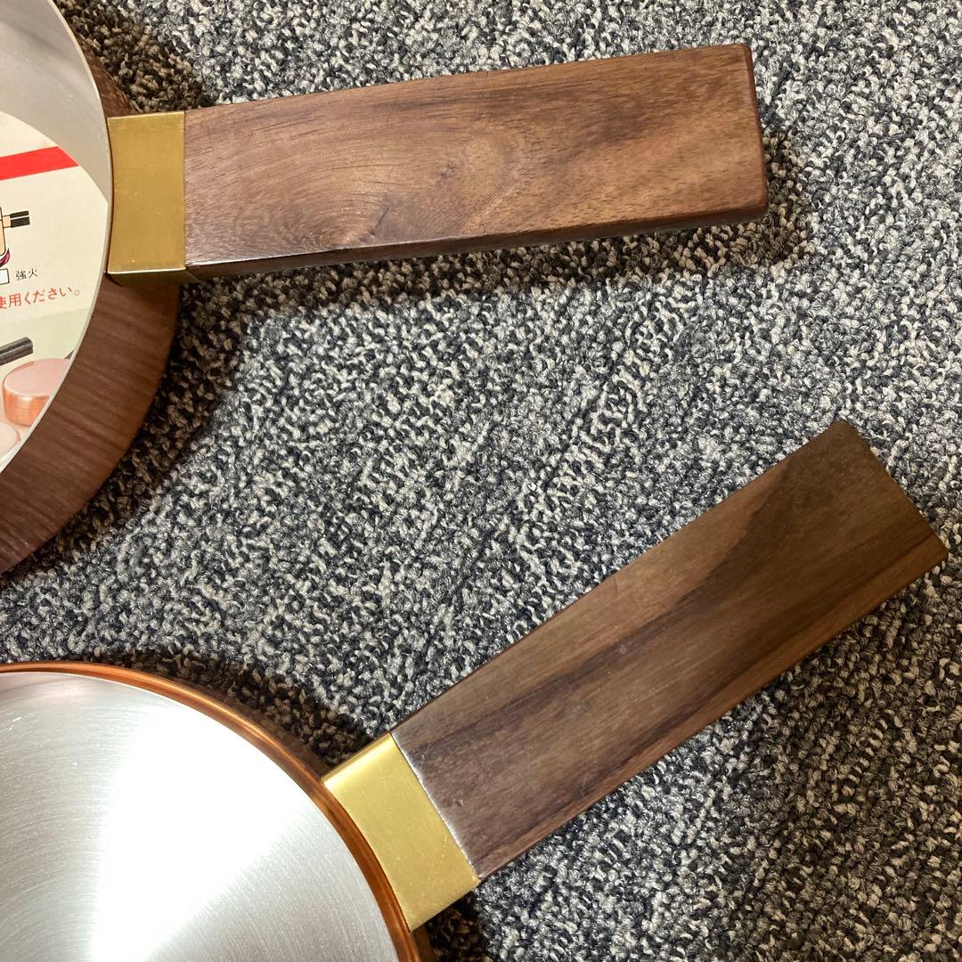 新光金属　ギャルソン　純銅片手鍋 16cm