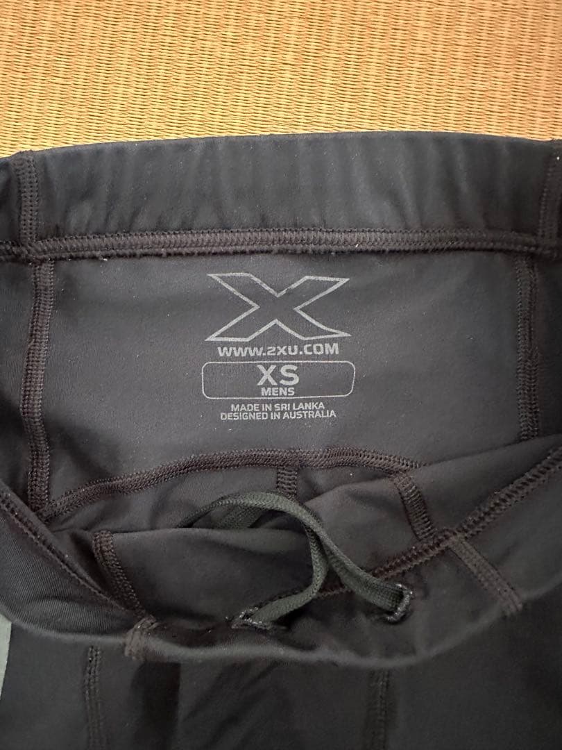 2XU 陸上用ハーフタイツ XS ブラック