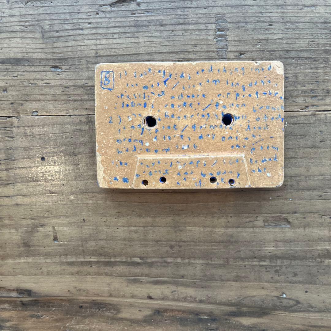 矢尾板克則　カセットテープ　陶器