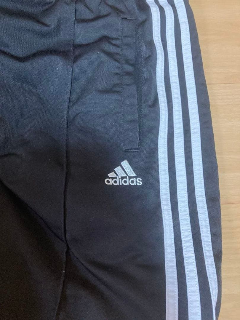 00s adidas アディダス　トラックパンツ　ワイドストレート　黒