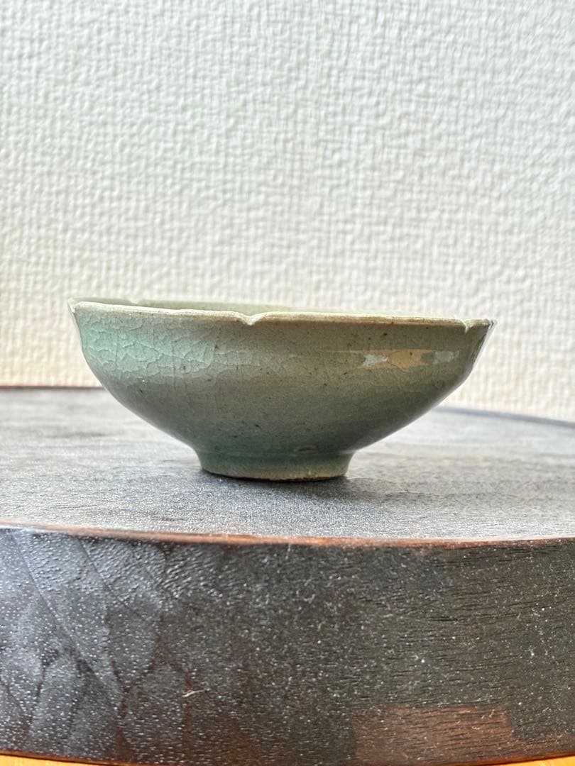 長戸裕夢　青瓷　平盃