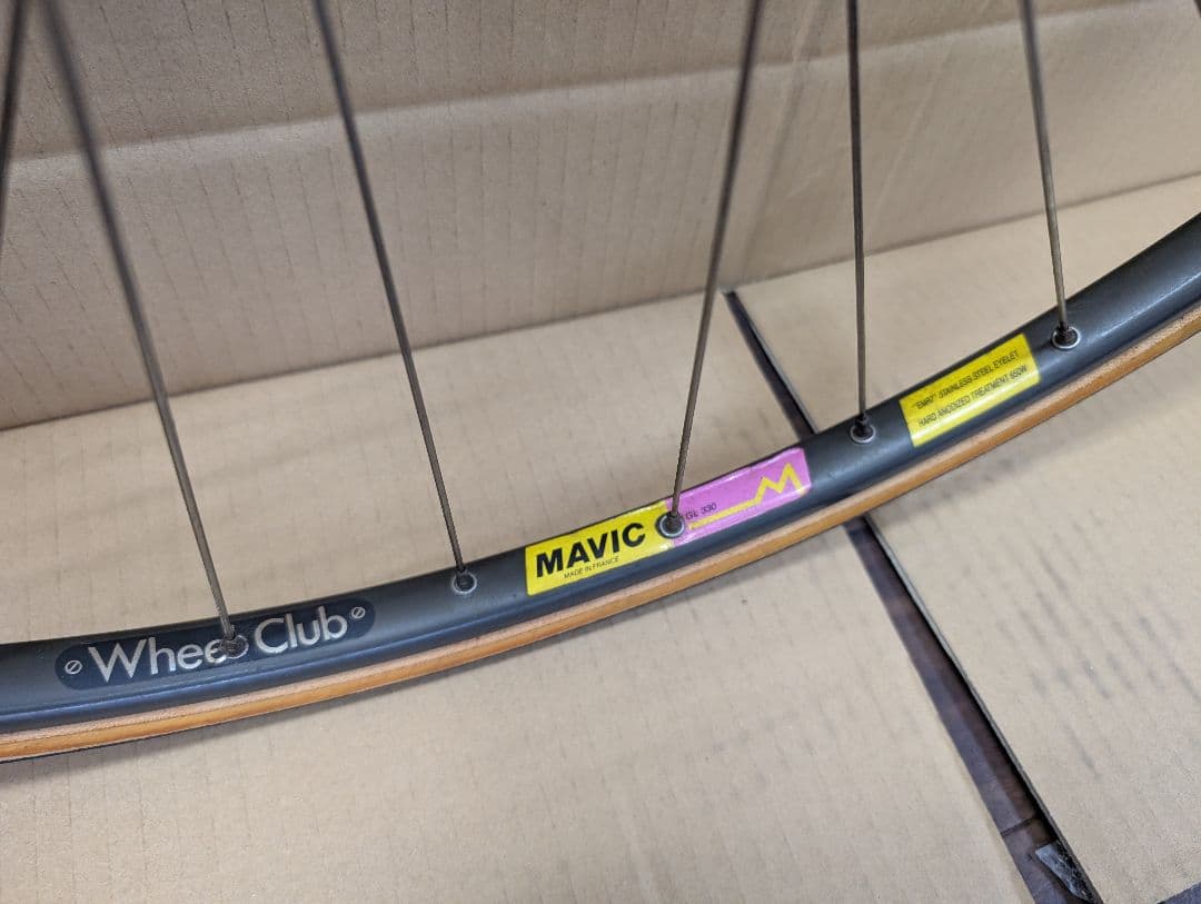 チューブラータイヤ用　MAVICリム+DURAACEハブ　完組ホイール前後セット