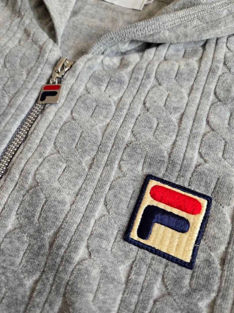 ク*ズ様 【FILA】ベロアトラックジャケットL&スコートXL　上下2点セット