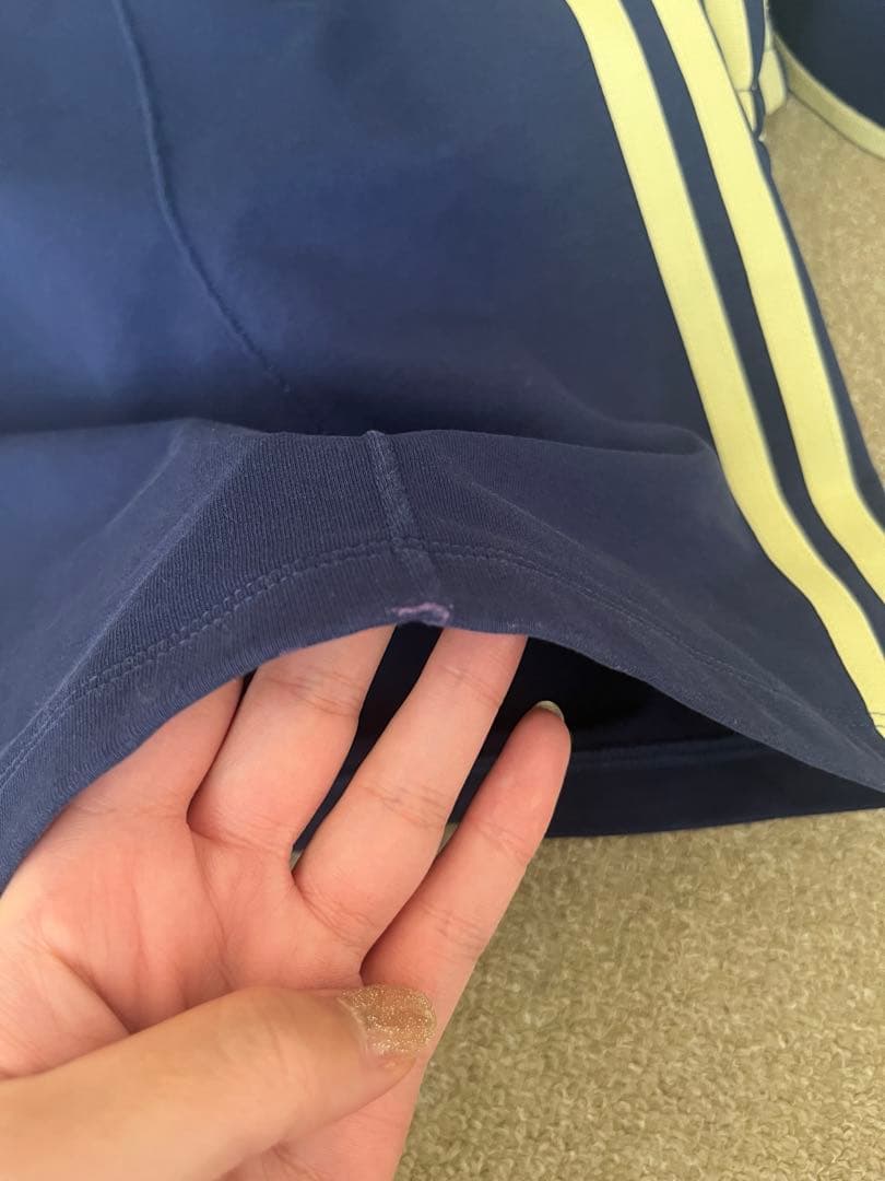 adidas アディダス トラックパンツ ジャージパンツ ネイビー Mサイズ