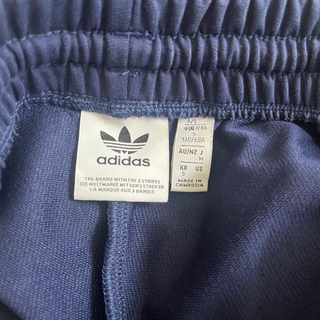 adidas アディダス トラックパンツ ジャージパンツ ネイビー Mサイズ