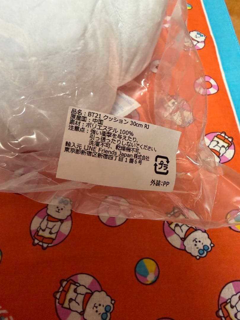 BT21 RJハロウィンスタンディングドール＆クッション セット