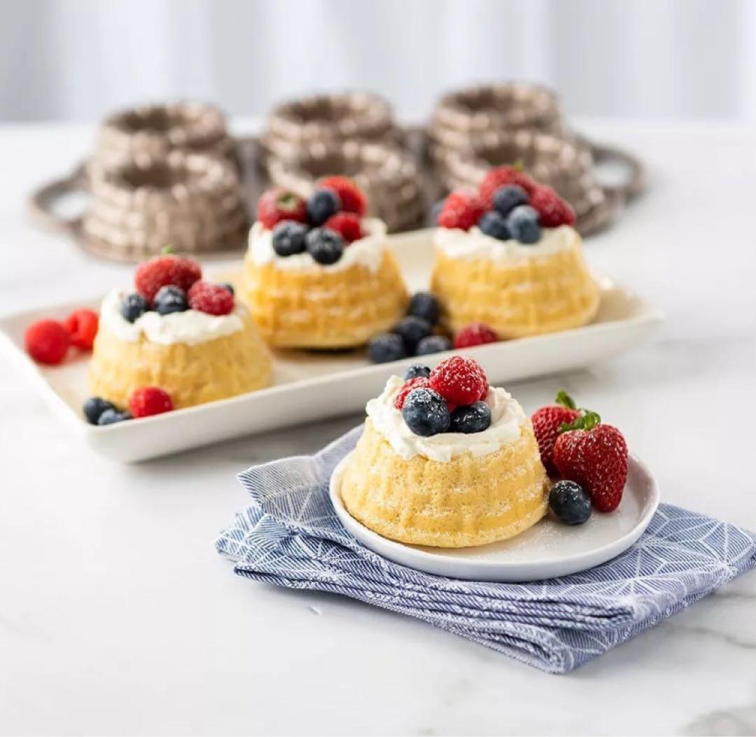 【新品】Nordic Ware ショートケーキバスケット型 6カップ