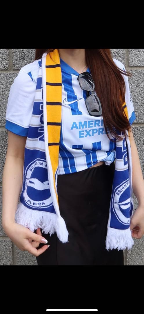 ブライトン　Brighton 公式サッカーウェア L 現地購入　マフラー付き