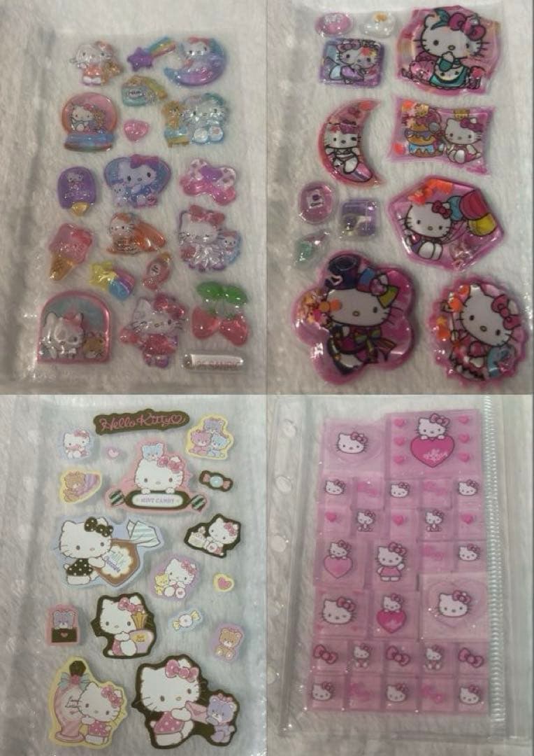 サンリオ ボンボンドロップシール 完成品　シール帳　引退品　うるちゅルシール