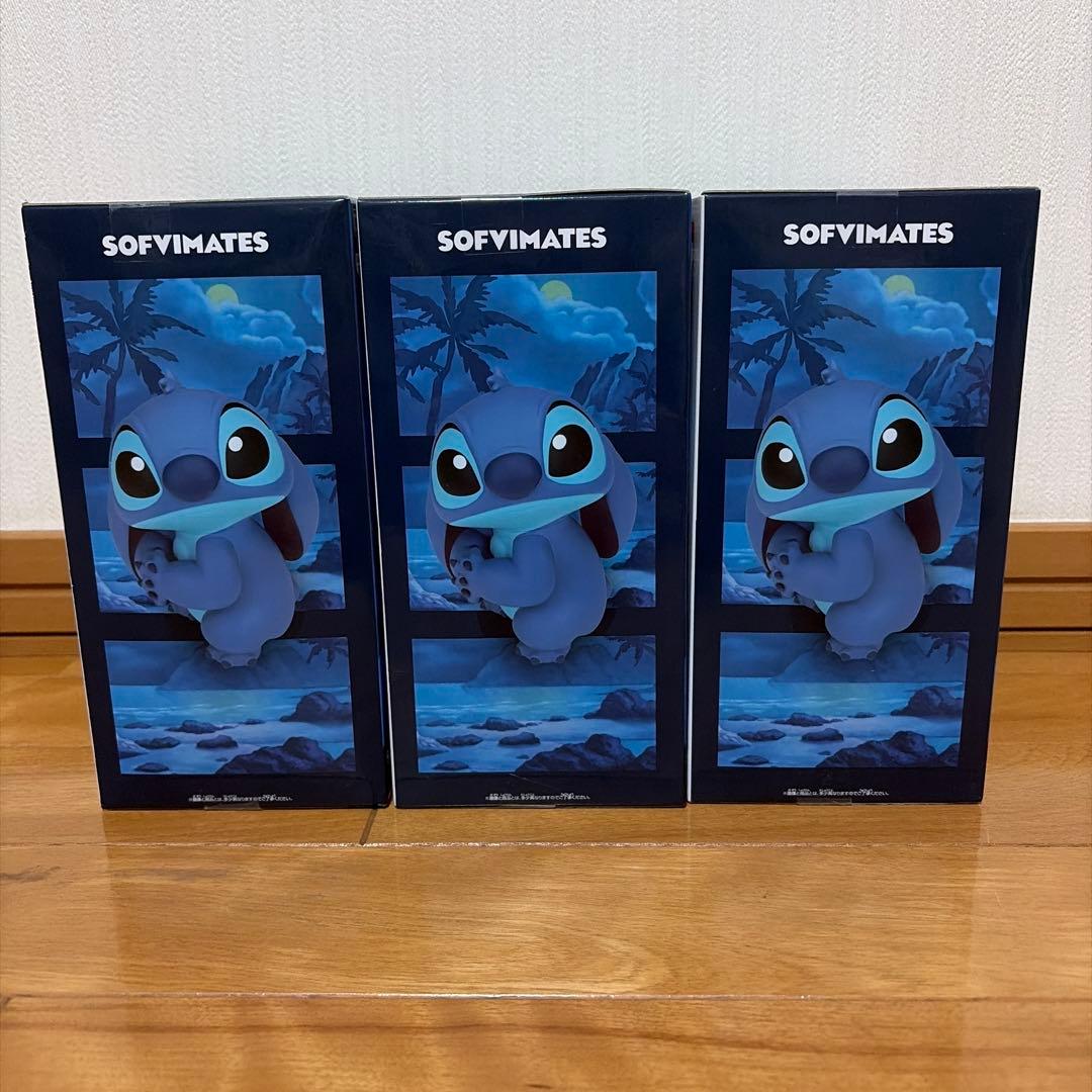 ディズニーキャラクター　 スティッチ おおきなSOFVIMATES フィギュア