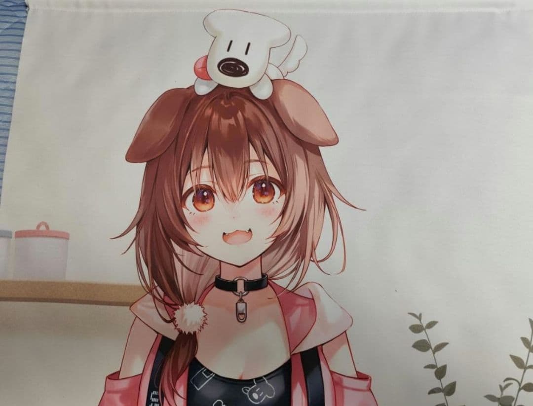 戌神ころね 等身大タペストリー フカヒレ先生 C105 RUINON