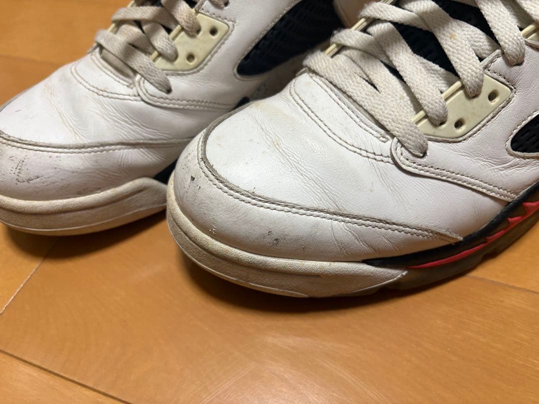 Air Jordan 5 Poisonホワイト/ブラック/グリーン/レッド