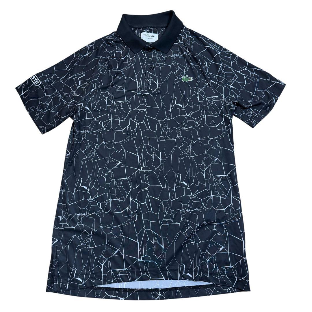 【極美品】 LACOSTE ジョコヴィッチ テニス ポロシャツ ブラック S