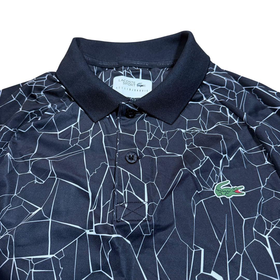 【極美品】 LACOSTE ジョコヴィッチ テニス ポロシャツ ブラック S