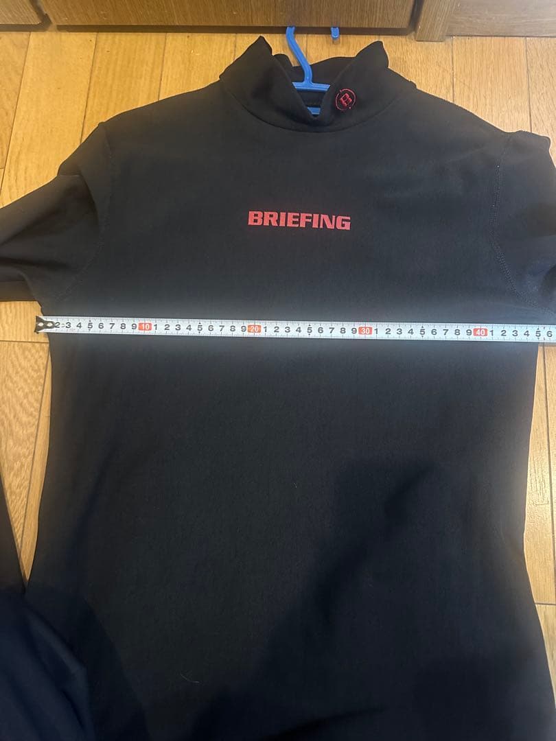 BRIEFING ブリーフィング ブラック 長袖　ウォーム　モックネック