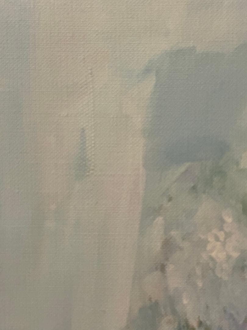「真作」井上孝美『花束』静物画　油彩画　額装　サイン有り　P10号