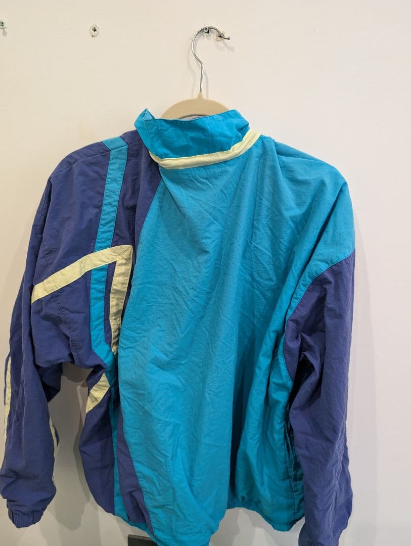 ユーロ　ナイキ　90s euro Nike ウィンドブレーカー 青紫