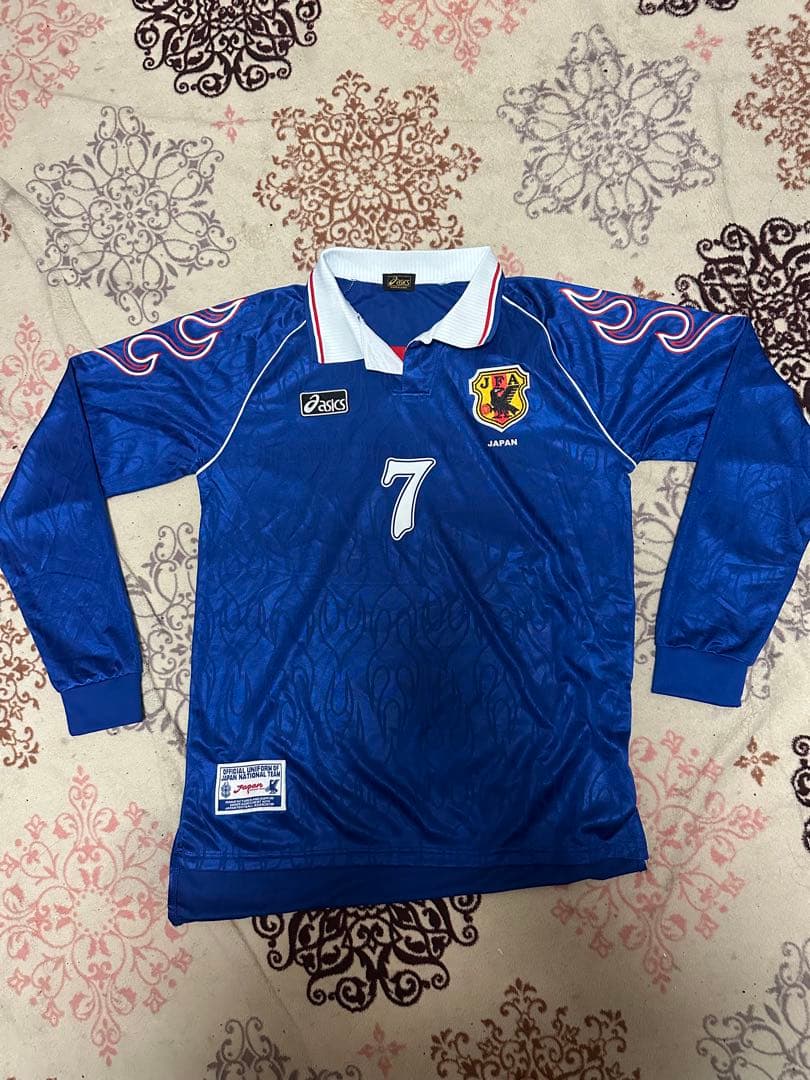 Asics 日本代表 サッカーシャツ 7番 Y2K