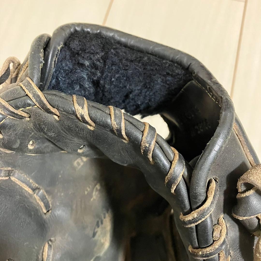 ミズノプロ　硬式グローブ　野球　ブラック　キップレザー