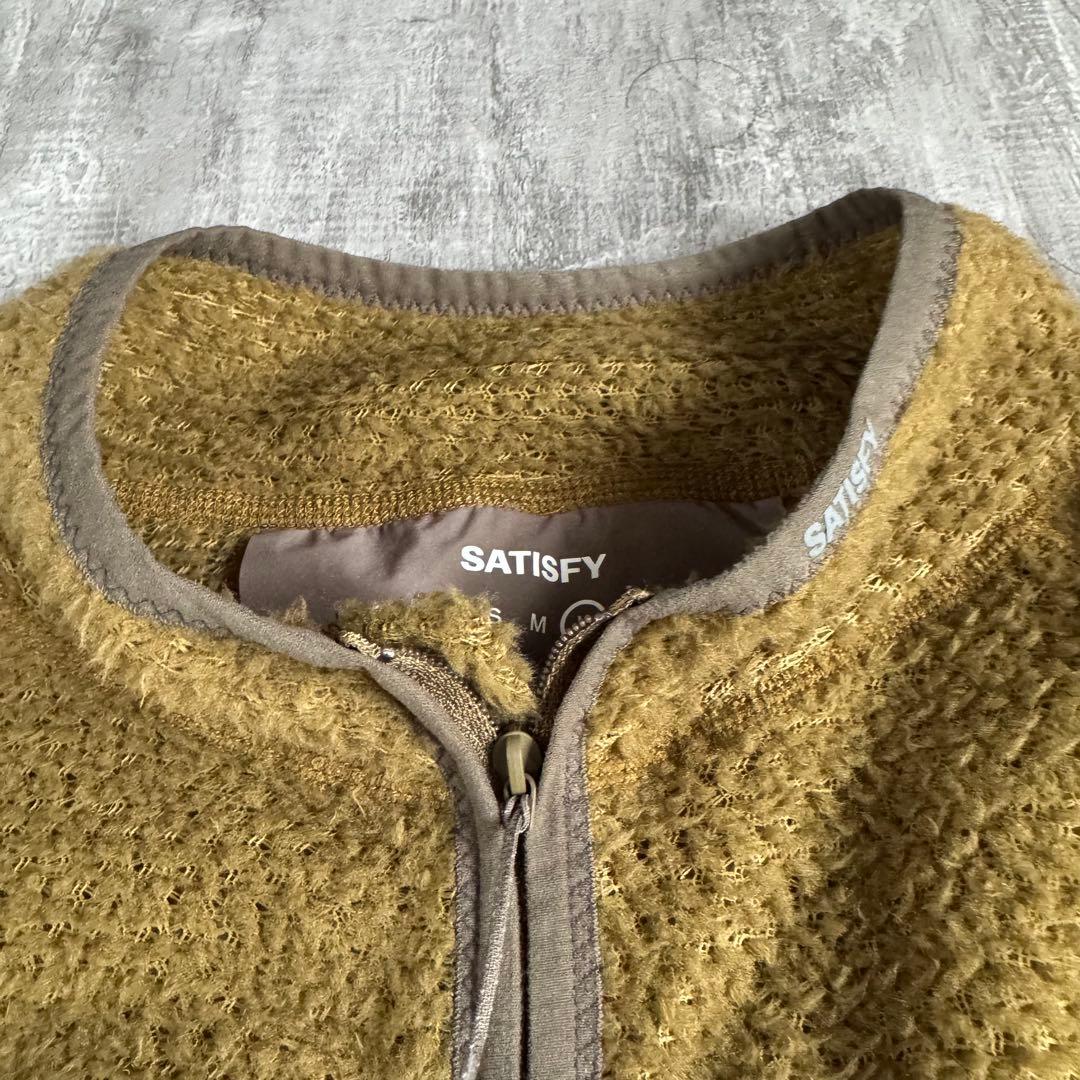 ウォーキング・ランニングウェア SATISFY GHOSTFLEECE AD LIGHT HALF-ZIP