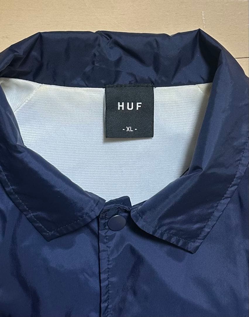 HUF SLAP コーチジャケット XL ネイビー