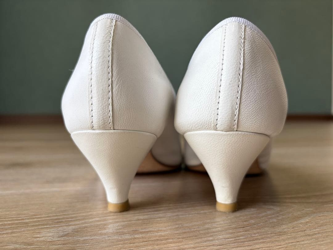 Repetto レペット バレエシューズ 白 レザー 40 25cm