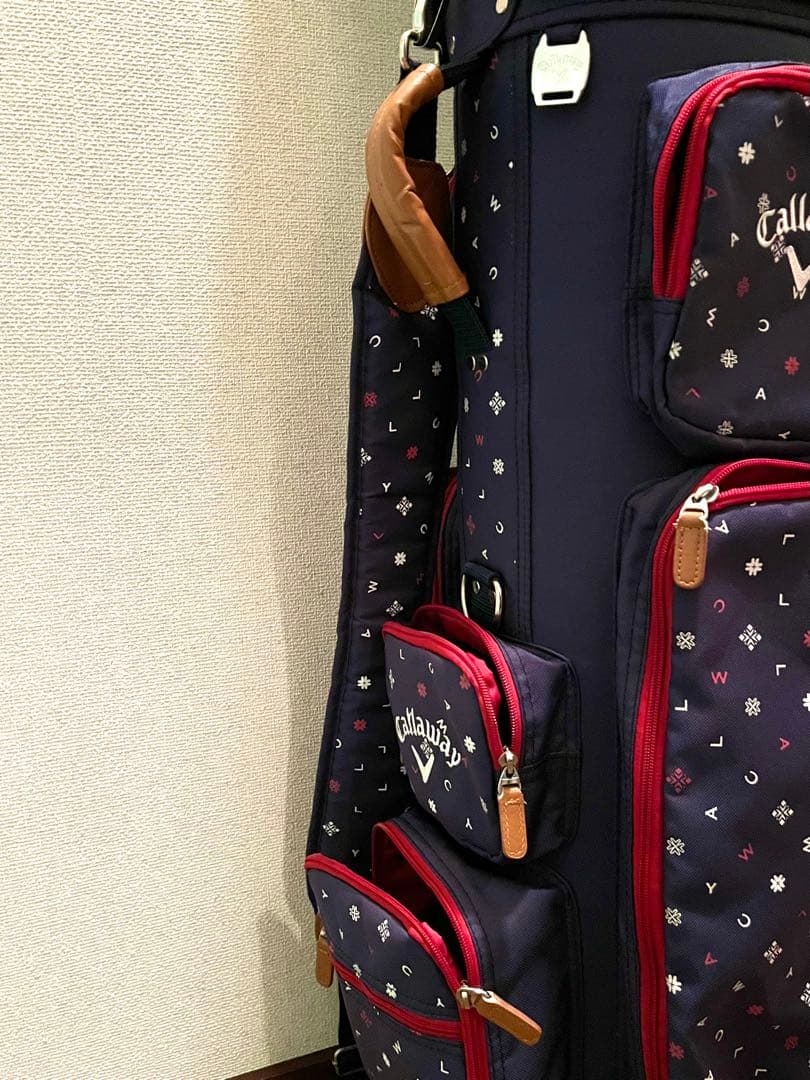 Callaway ゴルフバッグ ネイビー レッド 星柄