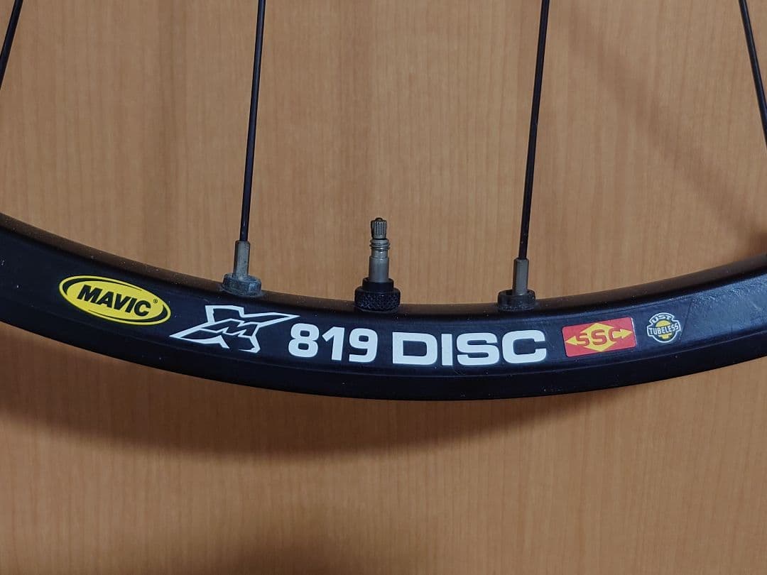 MAVIC マビック XM819 DISK リム 完組ホイール USED 美品