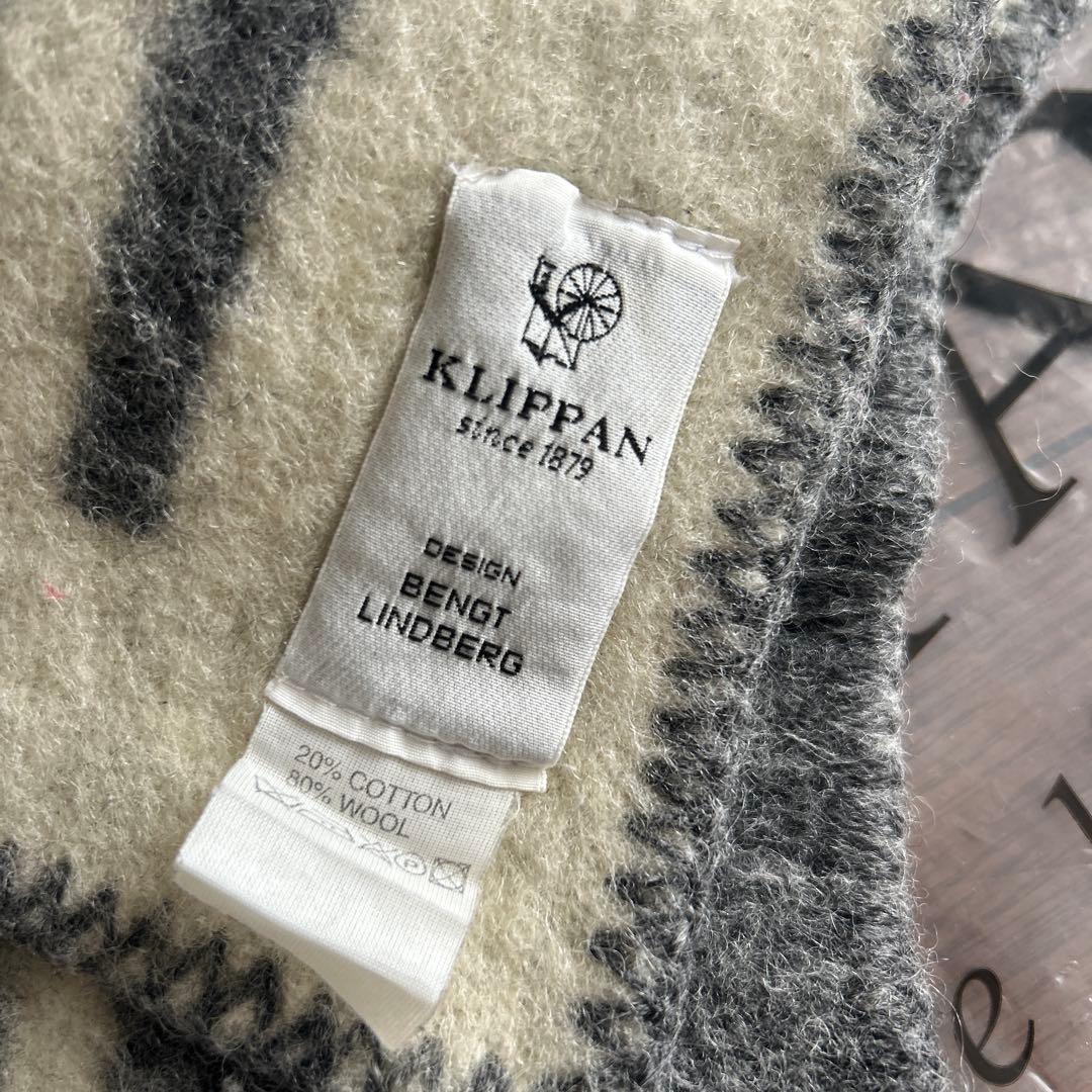 KLIPPAN クリッパンブランケット トナカイ柄 ウール