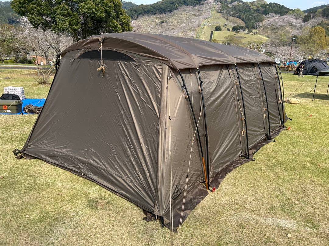 タラスブルバ グラムキャタピラー2ルームシェルター 、グランドシート付 美品