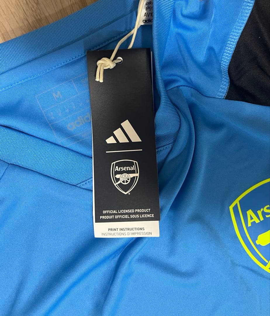adidas アーセナル　トレーニングシャツ　プレマッチシャツ　プラシャツ　新品