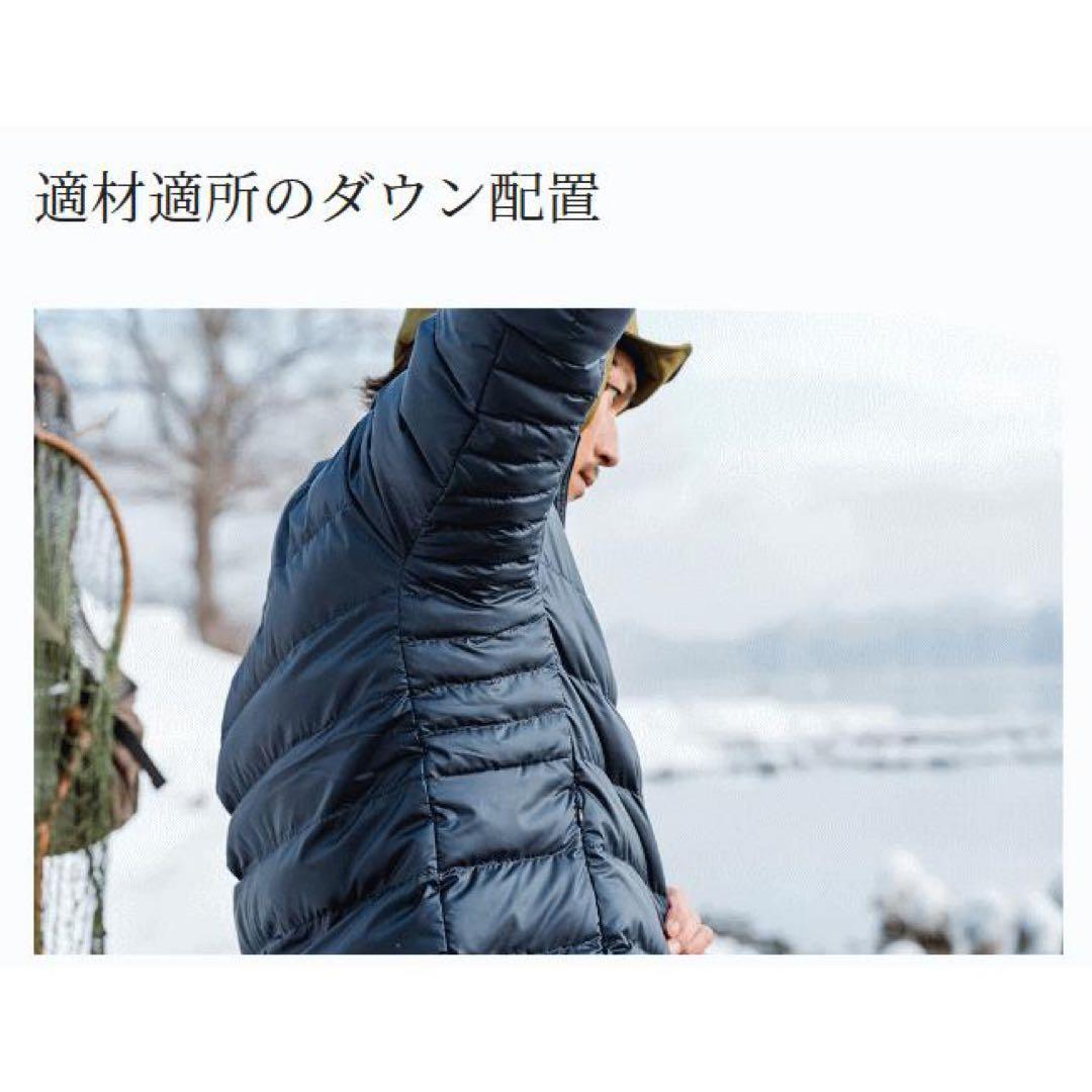 ③SHIMANO テックダウンジャケット WJ-012V ダークネイビー M