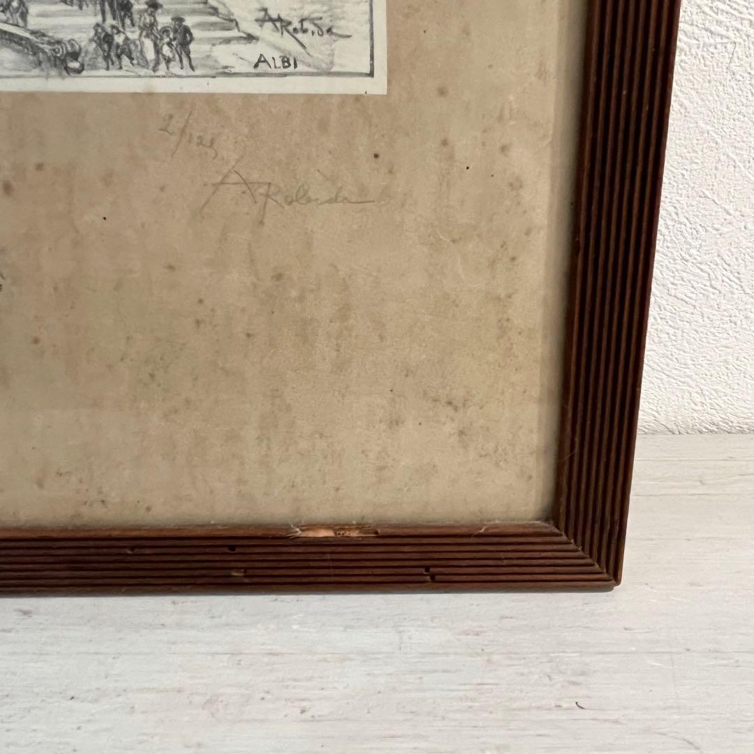 再値下げ❗️フランスアンティーク ヴィンテージ アートフレーム 絵画 額縁 壁掛け
