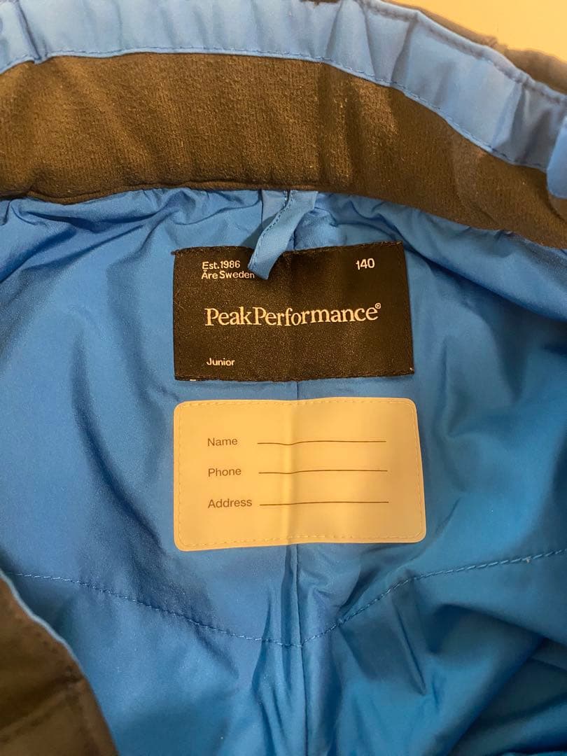 PeakPerformance スキーウェア　子ども用