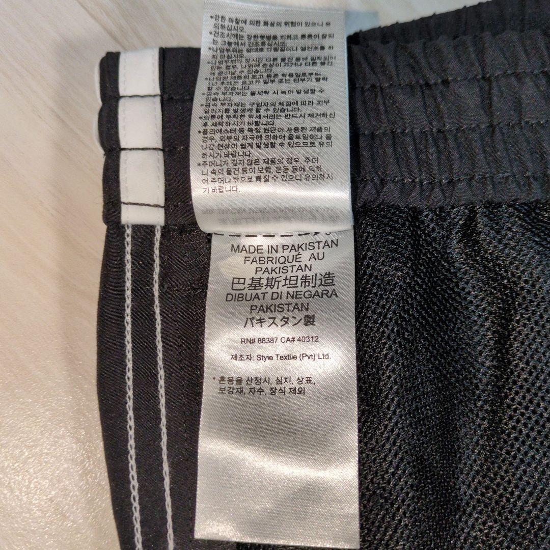 美品 アディダス ジャージ上下セット 黒 トリコット トラックスーツ 3XL