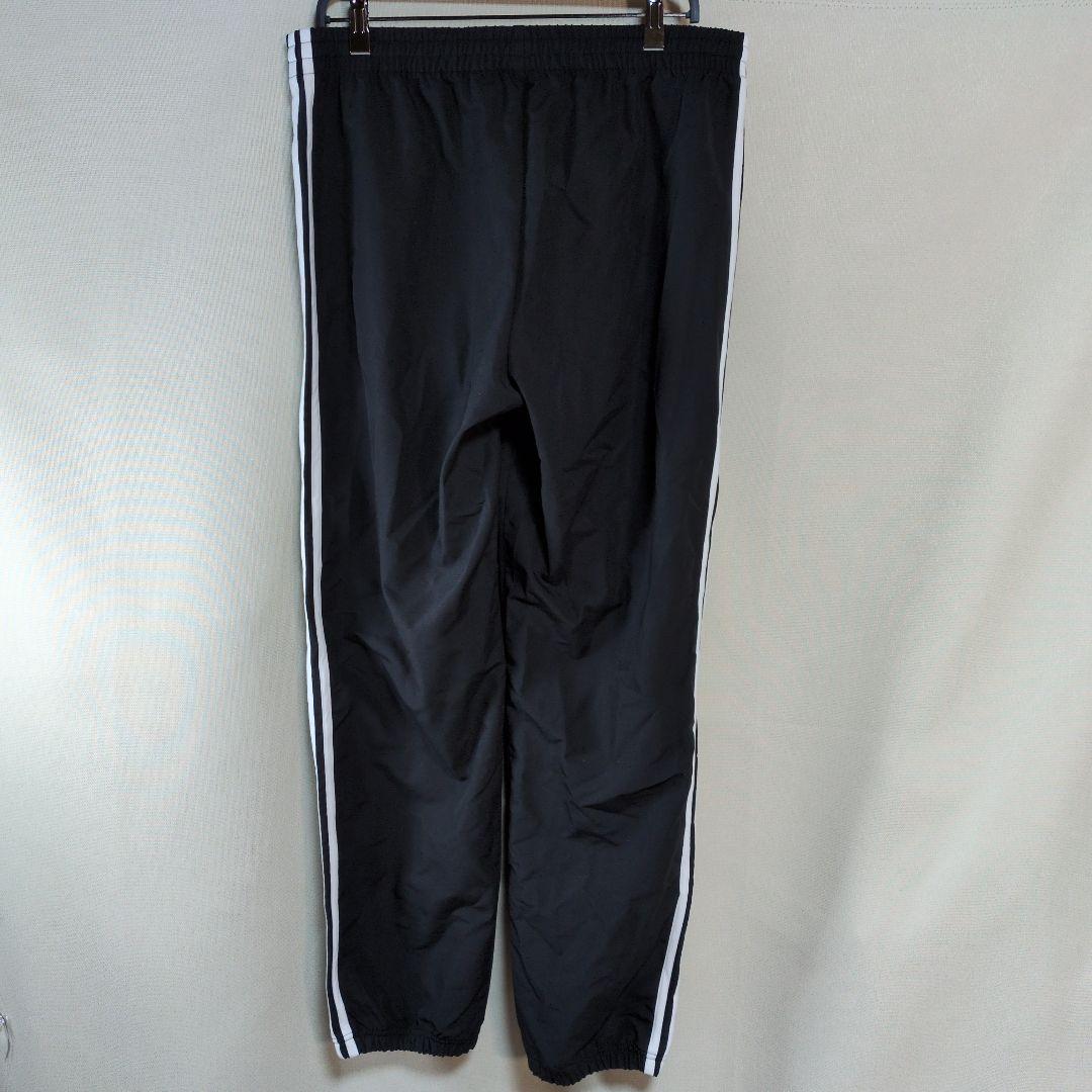 美品 アディダス ジャージ上下セット 黒 トリコット トラックスーツ 3XL