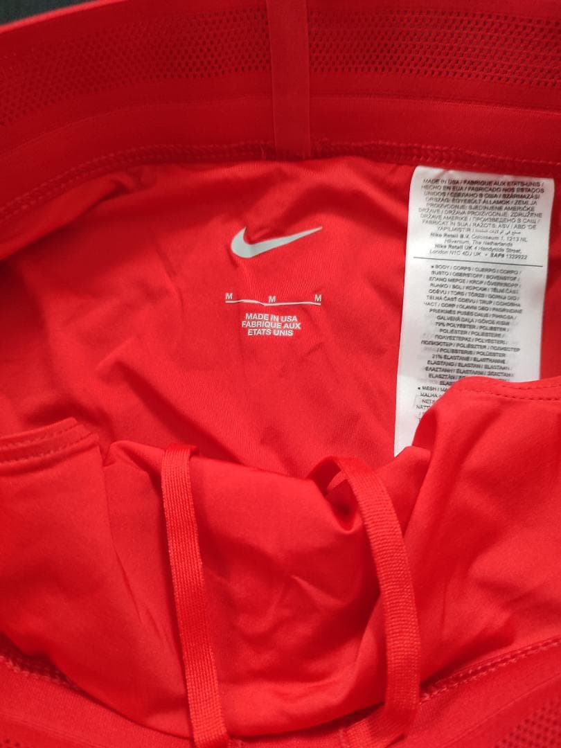 NIKE Pro Elite ハーフタイツ 赤 レッドカラー