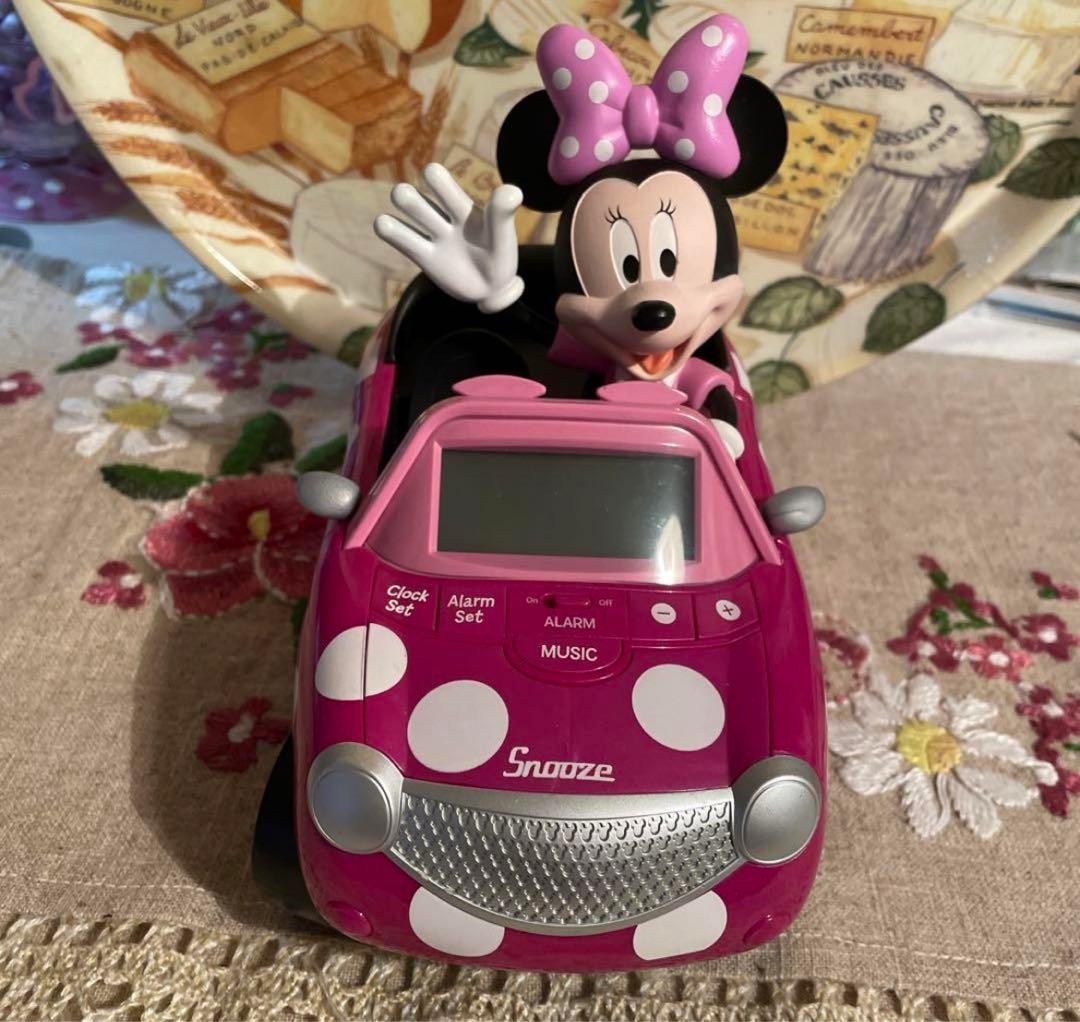 ディズニー ミニー マウス ボウ-ティーク　ボウチューンズ　 目覚まし時計