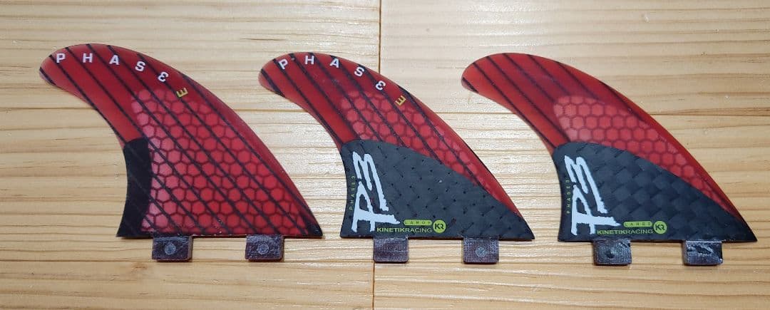 新品・未使用！キネティックレーシング　フェーズ3　FCS FCS2 　フィン