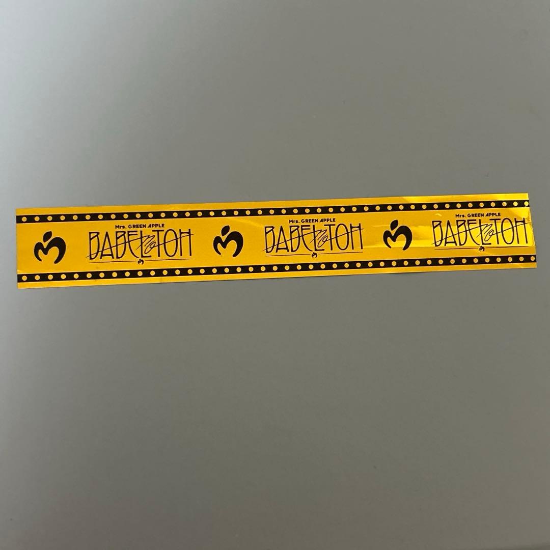 ミセスグリーンアップル　メメル　コルクキーチェーン　ステッカー　希少　金テープ