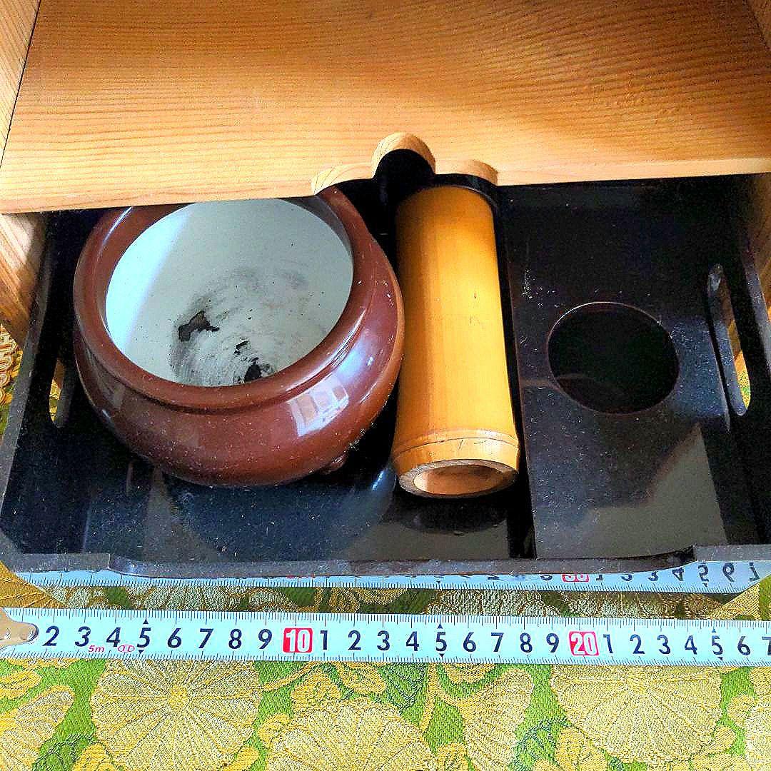時代　莨盆　一対　（２点セット）
