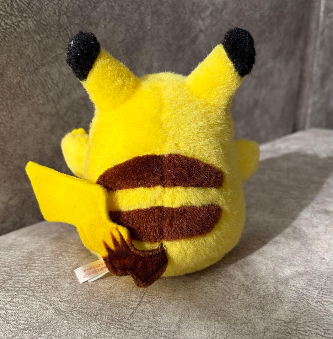 ピカチュウ　ぬいぐるみ　TOMY 初期　初代にっこり　バンザイ　ポケモン
