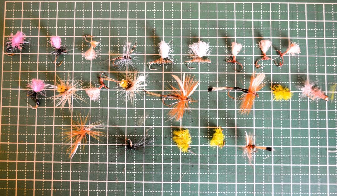 フライ 道具一式＋完成品ドライフライ
