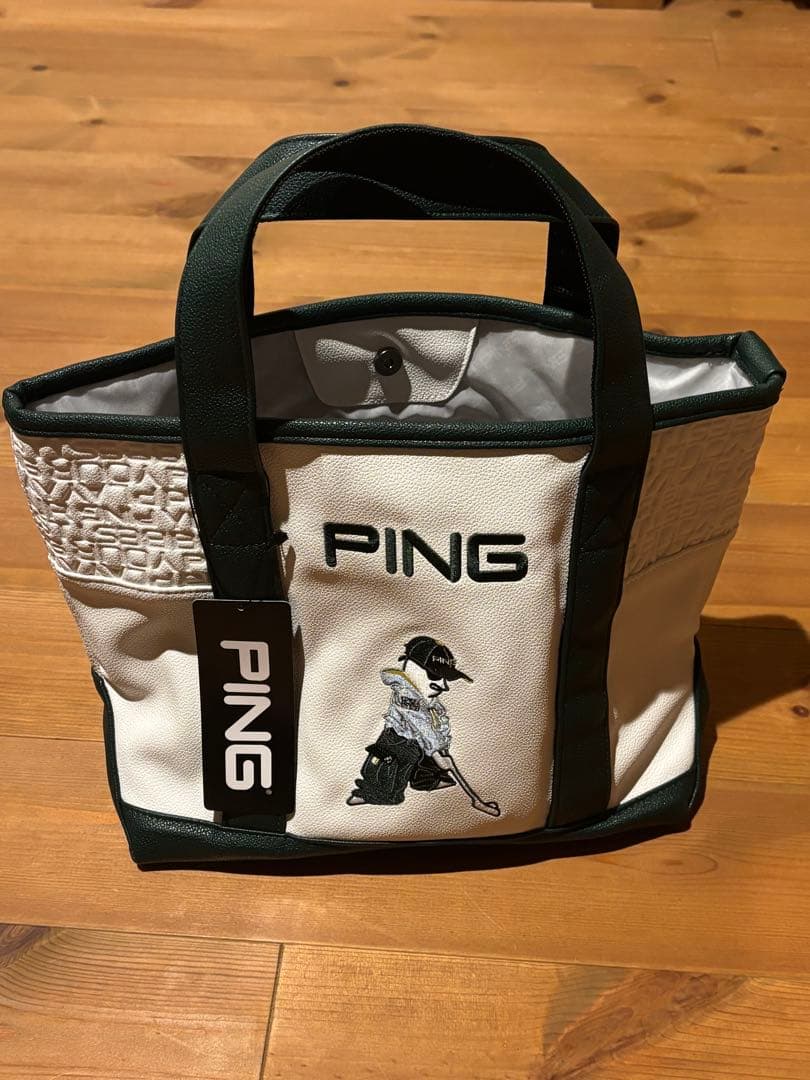 【新品】PING 2025年　ラウンドトートバッグ