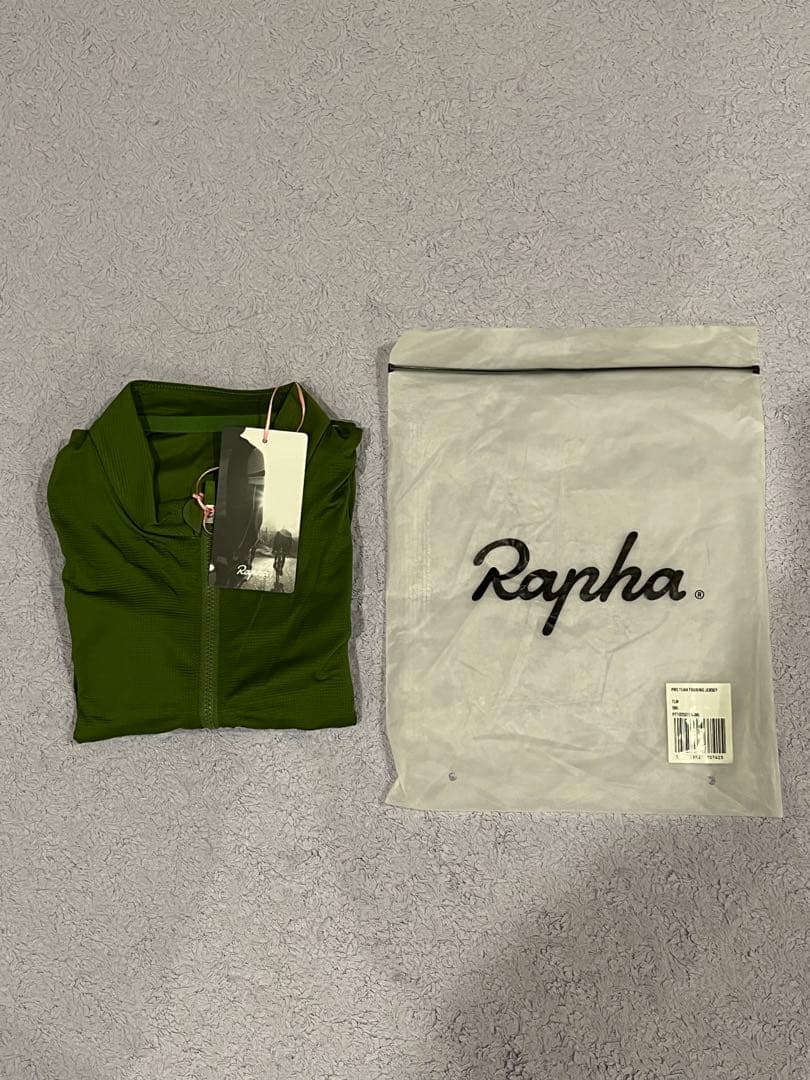 Rapha 自転車ジャージ半袖 メンズSサイズ(緑色)