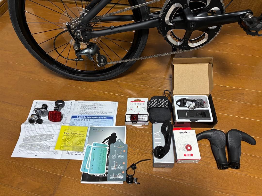 DAHON Visc EVO 美品走行少オプション多数 2024年10月新車購入