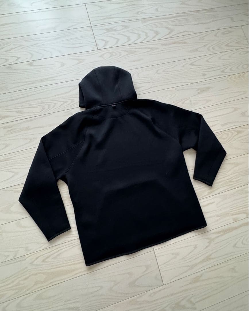 ★ブリーフィング　MEN'S LOGO HOODIE ブラック　L