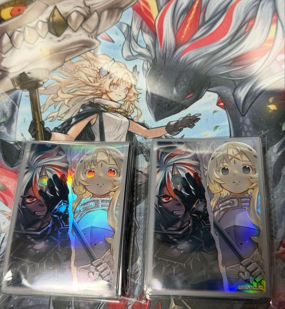 遊戯王 黒き竜のエクレシア プレイマット Virtuous スリーブ