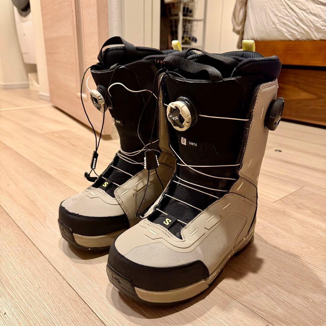【美品】SALOMONスノーボード3点セット（板＋ビンディング＋ブーツ）2回使用