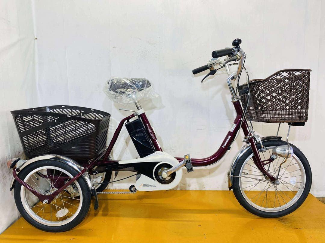 送料無料条件付き　パナソニック 電動アシスト三輪車 中古車